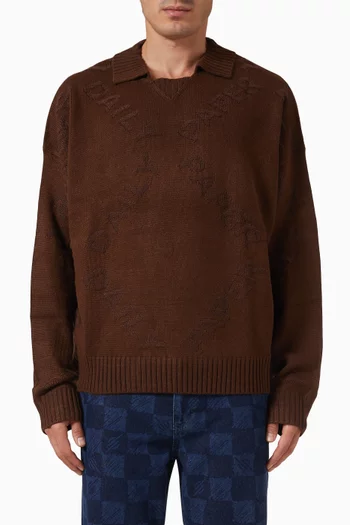 Diamond Sweater in Knit