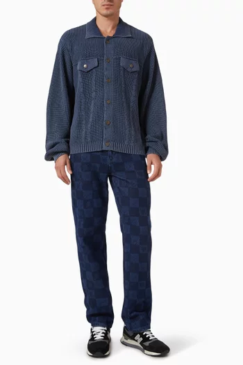 Tano Cardigan in Cotton Knit