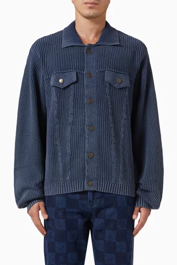 Tano Cardigan in Cotton Knit