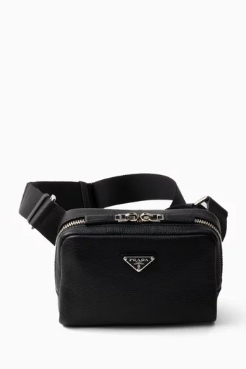 Mini Shoulder Bag in Leather