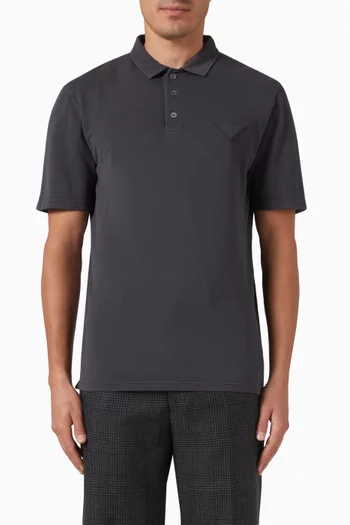Polo Shirt in Cotton Piqué