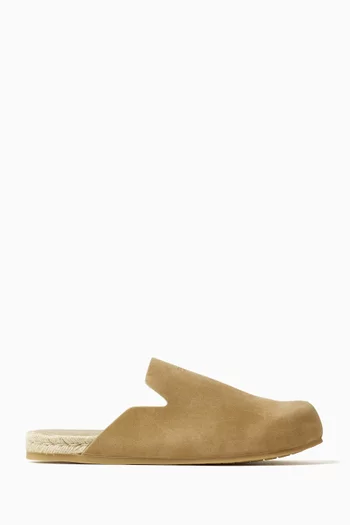 Mules in Suede