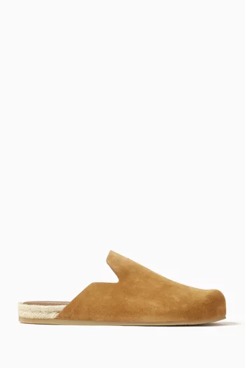 Mules in Suede