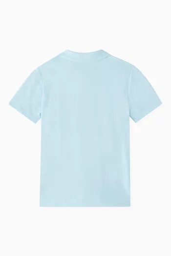Logo Polo T-Shirt in Cotton
