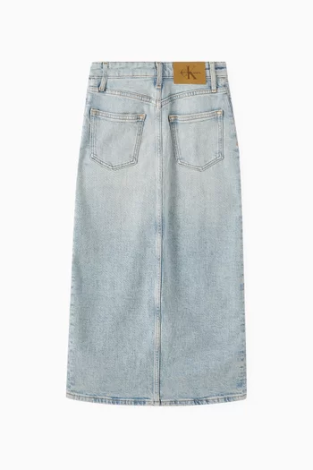 Maxi Skirt in Denim