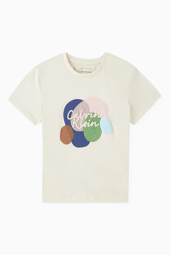 Graphic Logo T-Shirt in Cotton