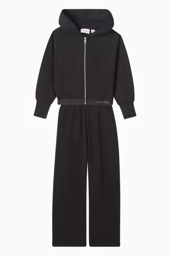 Logo Tracksuit Set in Viscose-blend