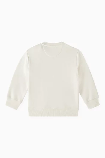 Logo Sweater in Cotton
