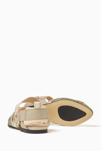 Slingback Ballerinas in FF Mesh