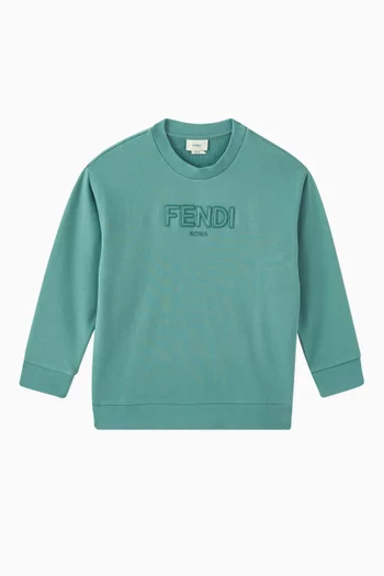 Logo Sweatshirt in Cotton