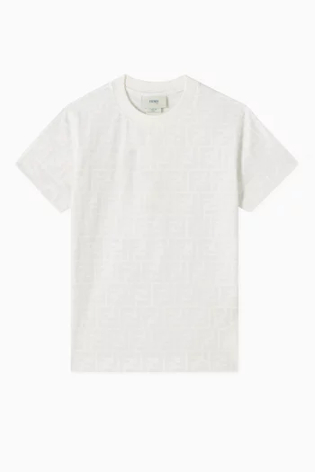 FF-print T-shirt in Cotton