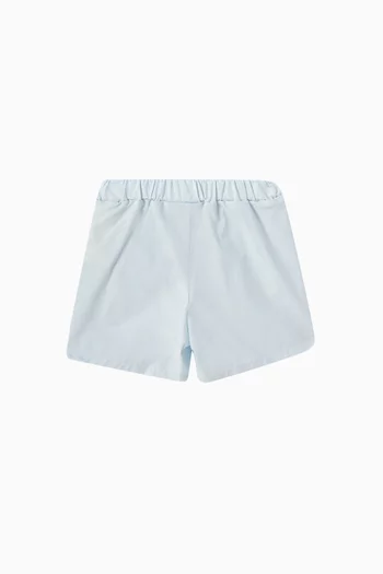 Relaxed Shorts in Cotton Poplin