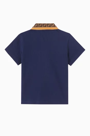 FF Polo Shirt in Cotton Pique