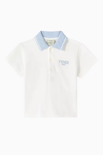 FF Polo Shirt in Cotton Pique