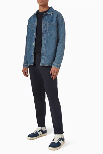 190 Adam Tapered-fit Pants in Organic Cotton-blend