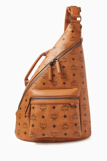 Medium Aren Sling Bag in Visetos