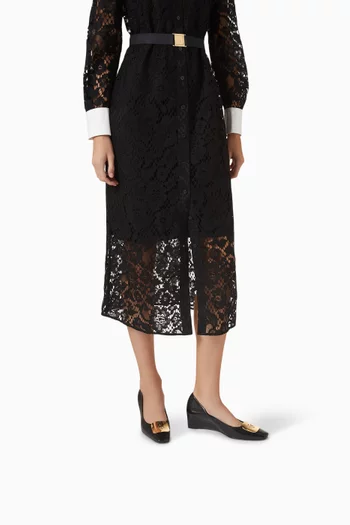 Georgia 55 Wedges in Leather