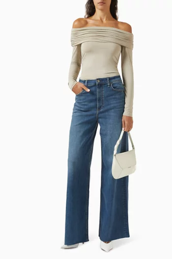 Luca Off-shoulder Top in Stretch-modal