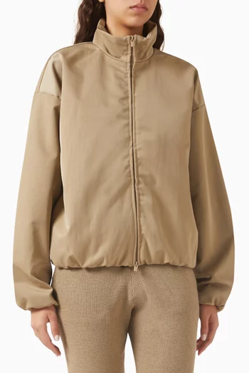 Logo Track Jacket in Textured-nylon