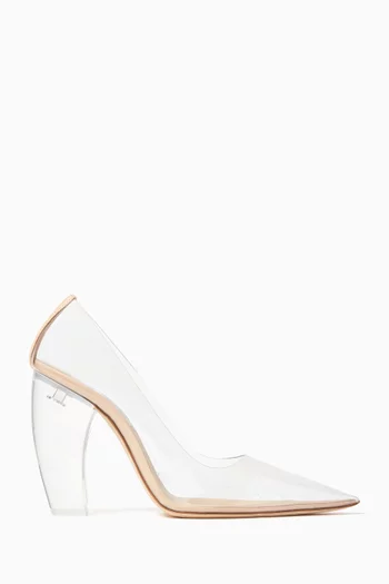 Transparent 105 Pumps in PVC