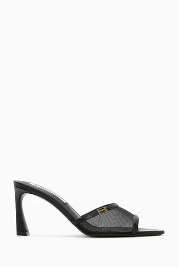 Open Toe 75 Mules in Mesh
