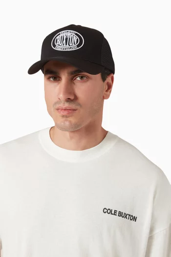 كاب تراكر بشعار الماركة نايلون تويل