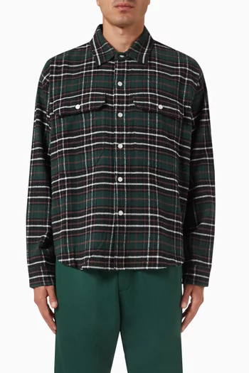 Flannel Shirt in Cotton
