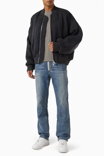 Bomber Jacket in Cupro