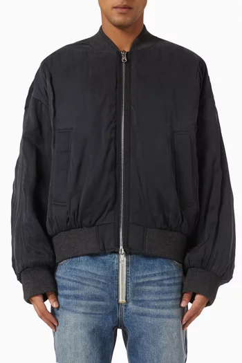 Bomber Jacket in Cupro