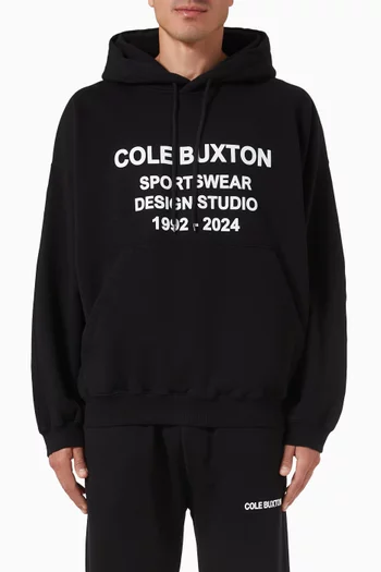 Design Studio Hoodie in Cotton-fleece