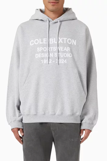 Design Studio Hoodie in Cotton-fleece