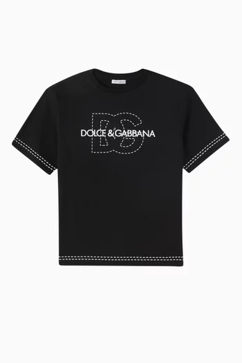 DG Stitch-print T-shirt in Cotton