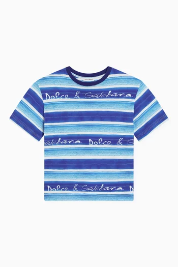 Logo-print T-shirt in Cotton