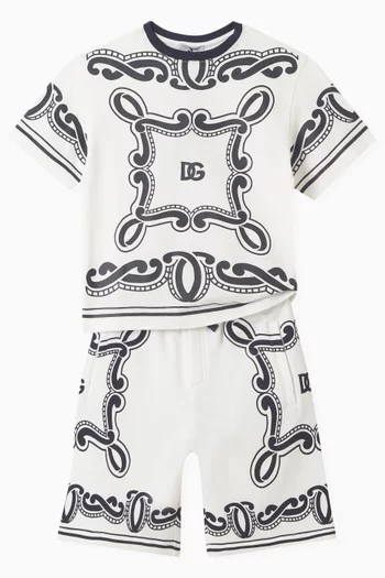 Graphic Logo T-shirt in Cotton
