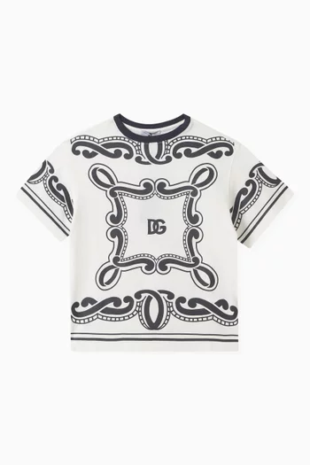 Graphic Logo T-shirt in Cotton