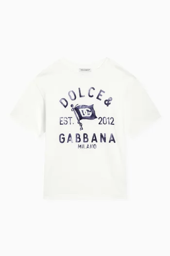 Logo-print T-shirt in Cotton
