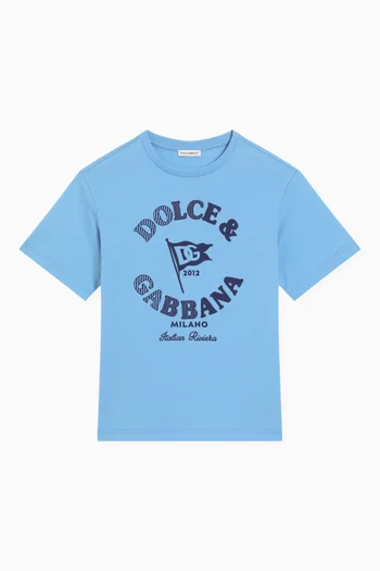 Logo-print T-shirt in Cotton