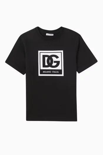 Logo-print T-shirt in Cotton
