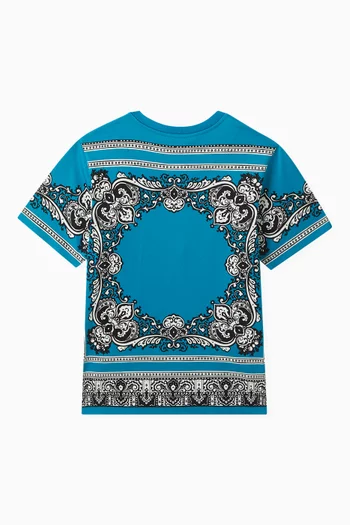 Graphic-print T-shirt in Cotton