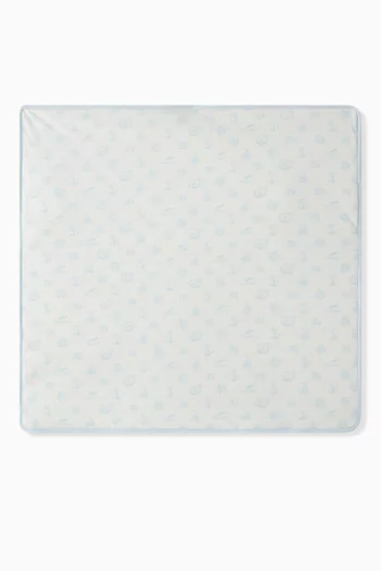 Sailing Boat Blanket in Cotton Jersey