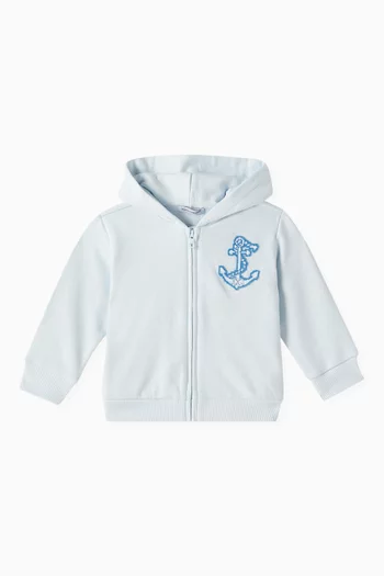 Anchor Hoodie in Cotton Jersey