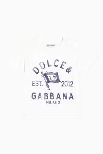 Logo-print T-shirt in Cotton