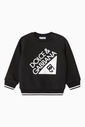 Logo Sweatshirt in Cotton