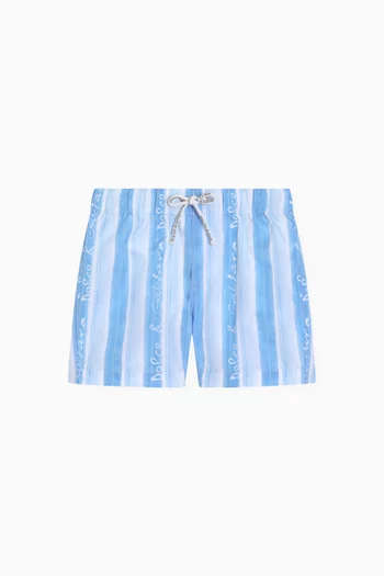 Logo-print Swim Shorts in Nylon