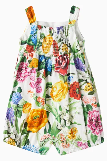 Floral Romper in Cotton