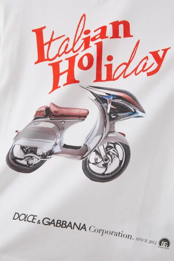 Logo Graphic-print T-shirt in Cotton