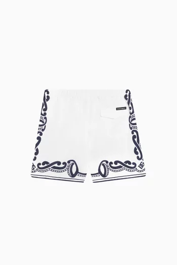 Logo-print Swim Shorts in Technical Fabric