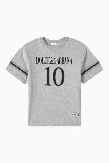 Graphic Logo-print T-shirt in Cotton