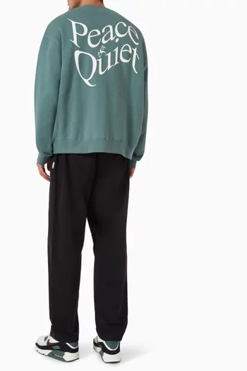 Warped Crewneck Sweatshirt in Jersey