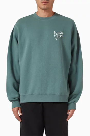 Warped Crewneck Sweatshirt in Jersey